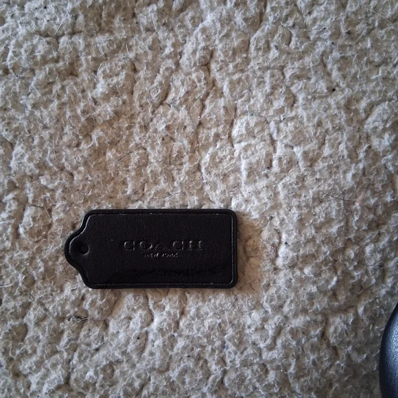 Coach Black Quilted Crossbody Bag with Gold Chain